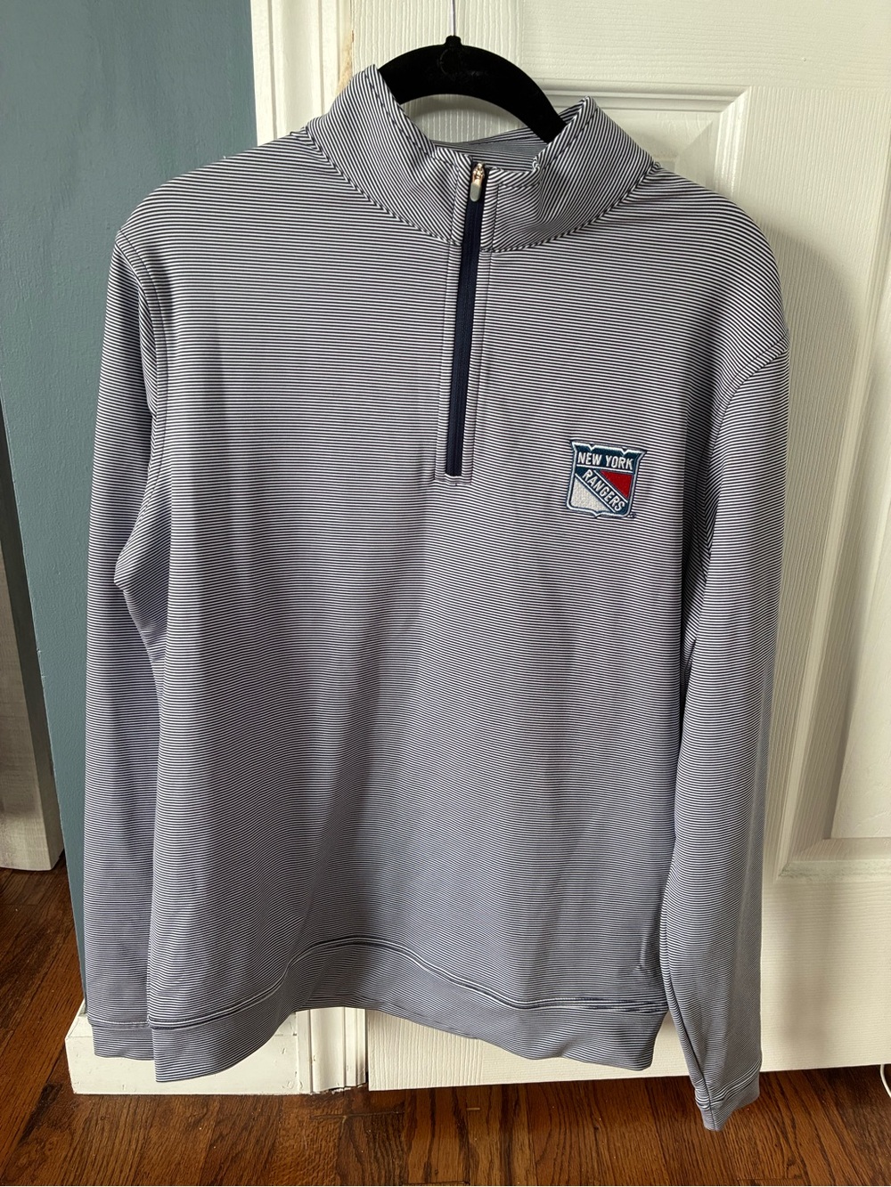 Peter Millar New York Rangers Gray Quarter-Zip